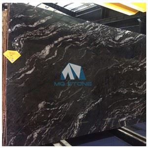Cosmic Black Granite Slabs