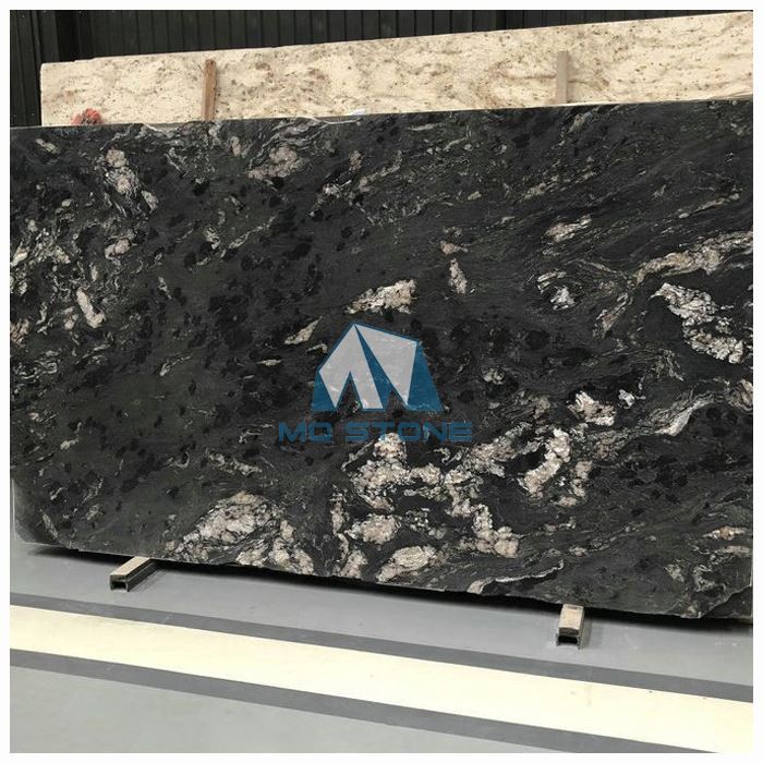 Cosmic Black Leathered Granite