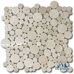 Crema Marfil Marble Mosaic Tile