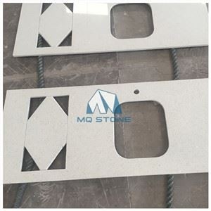 Crystal White Quartz Countertops
