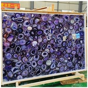 Gemstone Purple Agate Slab