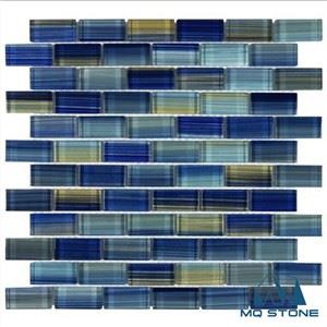 Glass Mosaic Bathroom Wall Tiles