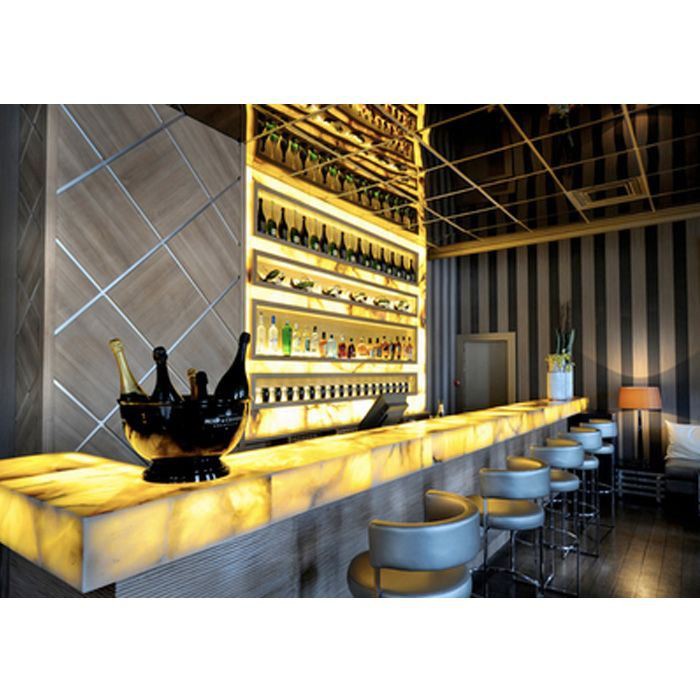 Green Onyx Stone Bar Top