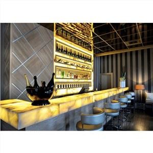 Green Onyx Stone Bar Top