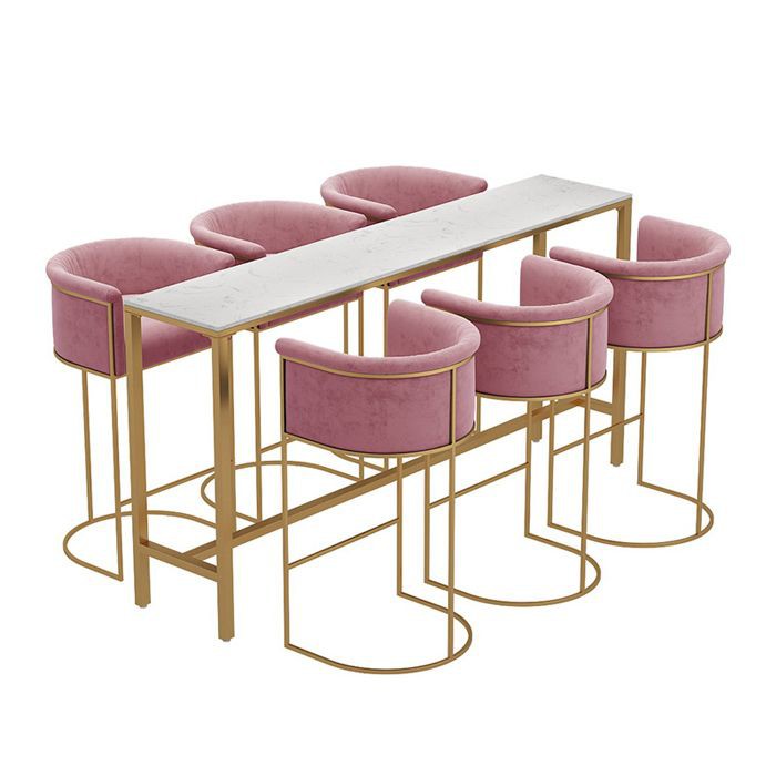 Guangxi White Marble Rectangular Coffee Table