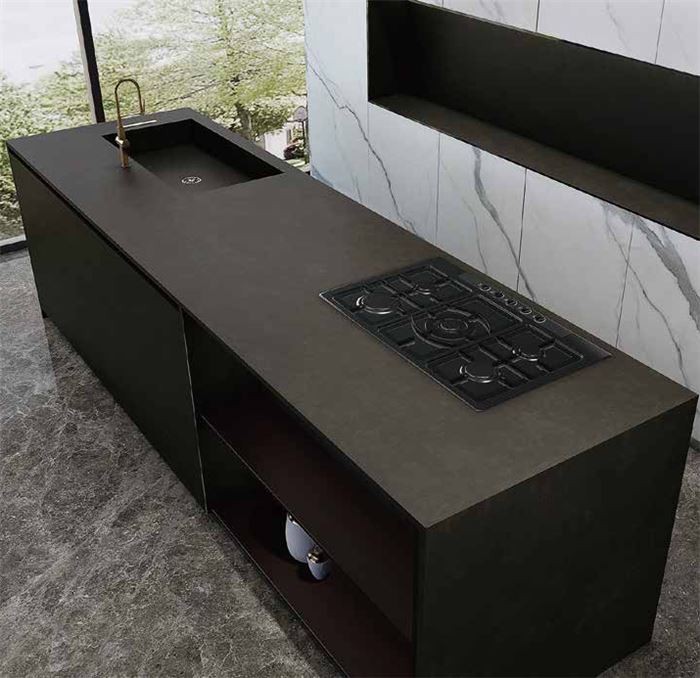 Laminam Dark Grey Sintered Stone