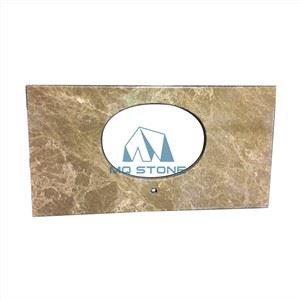 Light Emperador Marble Vanity Tops