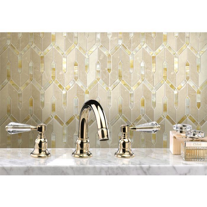 Light Yellow Mother Pearl Shell Mosaic