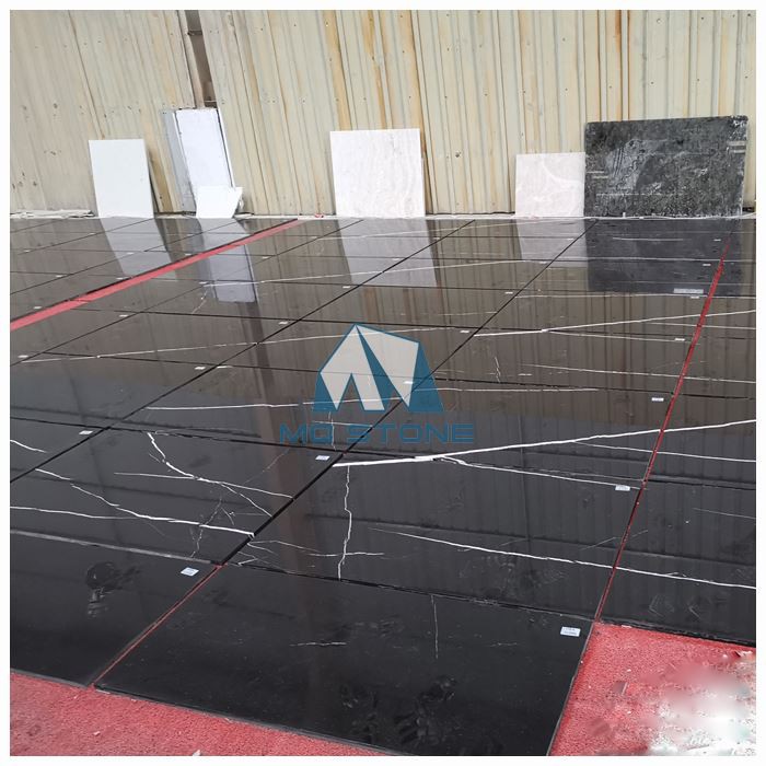 Nero Marquina Marble Tile