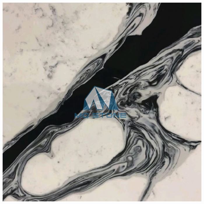 Panda Marble Looks Quartz Stone