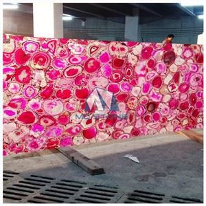 Pink Agate Slab