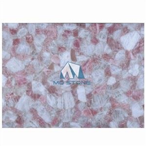 Pink Quartz Backlit Slab