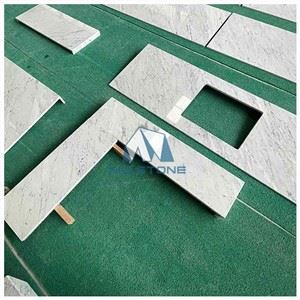 Prefab White Carrara Marble Countertops