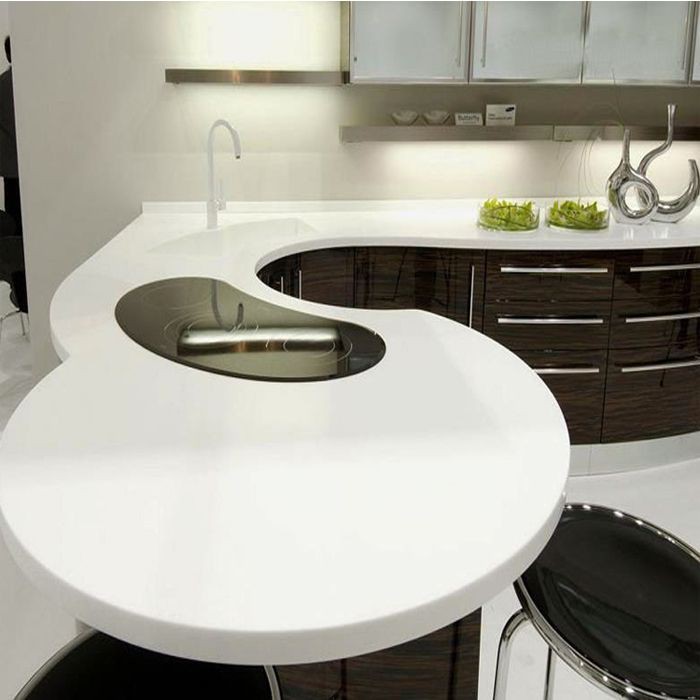 Pure White Quartz Countertops