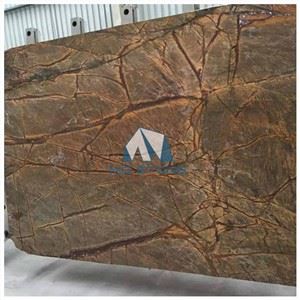 Rainforest Brown Marble Slab