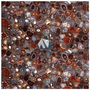 Semiprecious Red Agate Slabs