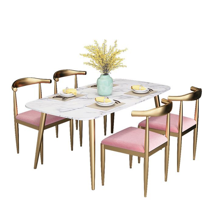 Statuario White Marble Dining Table