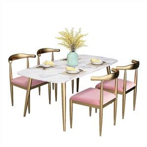 Statuario White Marble Dining Table