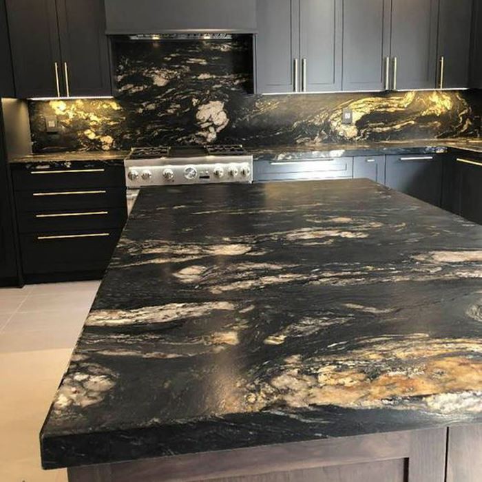 Titanium Black Kitchen Countertops