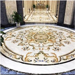 Waterjet Medallion Marble Stone