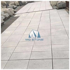 White Carrara Marble Floor Tile