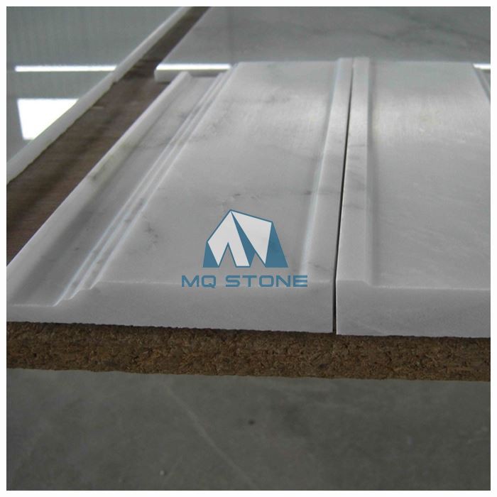 White Carrara Marble Skirting Tile