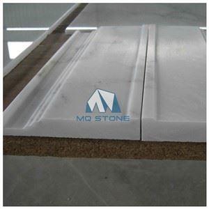 White Carrara Marble Skirting Tile