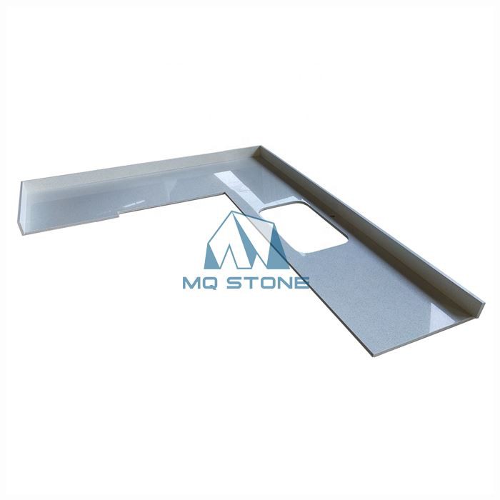 White Sparkle Quartz Worktop